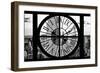 Giant Clock Window - View of the Empire State Building and One World Trade Center II-Philippe Hugonnard-Framed Photographic Print