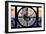 Giant Clock Window - View of the Empire State Building and One World Trade Center-Philippe Hugonnard-Framed Photographic Print