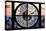 Giant Clock Window - View of the Empire State Building and One World Trade Center-Philippe Hugonnard-Stretched Canvas