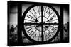 Giant Clock Window - View of the Empire State Building II-Philippe Hugonnard-Stretched Canvas