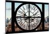 Giant Clock Window - View of the Empire State Building-Philippe Hugonnard-Mounted Photographic Print