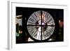 Giant Clock Window - View of the Fountains at Caesars Palace in Las Vegas-Philippe Hugonnard-Framed Photographic Print