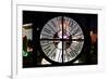 Giant Clock Window - View of the Fountains at Caesars Palace in Las Vegas-Philippe Hugonnard-Framed Photographic Print