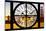 Giant Clock Window - View of the Golden Gate Bridge at Sunset - San Francisco-Philippe Hugonnard-Mounted Photographic Print