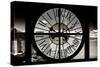 Giant Clock Window - View of the Golden Gate Bridge - San Francisco II-Philippe Hugonnard-Stretched Canvas