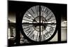 Giant Clock Window - View of the Golden Gate Bridge - San Francisco II-Philippe Hugonnard-Mounted Photographic Print