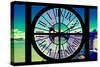 Giant Clock Window - View of the Golden Gate Bridge - San Francisco III-Philippe Hugonnard-Stretched Canvas