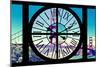 Giant Clock Window - View of the Golden Gate Bridge - San Francisco IV-Philippe Hugonnard-Mounted Photographic Print