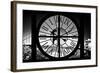 Giant Clock Window - View of the Golden Gate Bridge - San Francisco V-Philippe Hugonnard-Framed Photographic Print