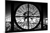 Giant Clock Window - View of the Golden Gate Bridge - San Francisco V-Philippe Hugonnard-Mounted Photographic Print