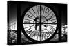 Giant Clock Window - View of the Golden Gate Bridge - San Francisco V-Philippe Hugonnard-Stretched Canvas