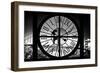 Giant Clock Window - View of the Golden Gate Bridge - San Francisco V-Philippe Hugonnard-Framed Photographic Print