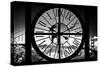 Giant Clock Window - View of the Golden Gate Bridge - San Francisco V-Philippe Hugonnard-Stretched Canvas