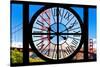 Giant Clock Window - View of the Golden Gate Bridge - San Francisco VI-Philippe Hugonnard-Stretched Canvas