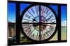 Giant Clock Window - View of the Golden Gate Bridge - San Francisco-Philippe Hugonnard-Mounted Photographic Print