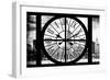 Giant Clock Window - View of the Hudson River and the Empire State Building II-Philippe Hugonnard-Framed Photographic Print