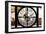 Giant Clock Window - View of the Hudson River and the Empire State Building III-Philippe Hugonnard-Framed Photographic Print