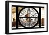 Giant Clock Window - View of the Hudson River and the Empire State Building III-Philippe Hugonnard-Framed Photographic Print