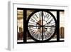 Giant Clock Window - View of the Hudson River and the Empire State Building III-Philippe Hugonnard-Framed Photographic Print