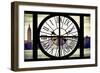 Giant Clock Window - View of the Hudson River and the Empire State Building IV-Philippe Hugonnard-Framed Photographic Print