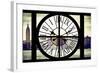 Giant Clock Window - View of the Hudson River and the Empire State Building IV-Philippe Hugonnard-Framed Photographic Print