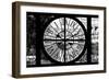 Giant Clock Window - View of the Jardin des Tuileries in Paris II-Philippe Hugonnard-Framed Photographic Print