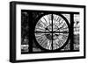 Giant Clock Window - View of the Jardin des Tuileries in Paris II-Philippe Hugonnard-Framed Photographic Print