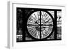 Giant Clock Window - View of the Jardin des Tuileries in Paris II-Philippe Hugonnard-Framed Photographic Print