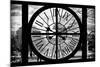 Giant Clock Window - View of the Jardin des Tuileries in Paris-Philippe Hugonnard-Mounted Photographic Print
