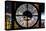 Giant Clock Window - View of the Las Vegas Strip III-Philippe Hugonnard-Stretched Canvas