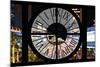 Giant Clock Window - View of the Las Vegas Strip III-Philippe Hugonnard-Mounted Photographic Print