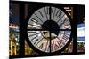 Giant Clock Window - View of the Las Vegas Strip III-Philippe Hugonnard-Mounted Photographic Print