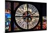 Giant Clock Window - View of the Las Vegas Strip IV-Philippe Hugonnard-Mounted Photographic Print