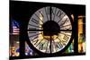 Giant Clock Window - View of the Las Vegas Strip VI-Philippe Hugonnard-Mounted Photographic Print