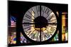 Giant Clock Window - View of the Las Vegas Strip VI-Philippe Hugonnard-Mounted Premium Photographic Print