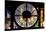 Giant Clock Window - View of the Las Vegas Strip VI-Philippe Hugonnard-Stretched Canvas