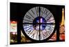 Giant Clock Window - View of the Las Vegas Strip VII-Philippe Hugonnard-Framed Photographic Print