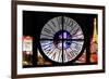 Giant Clock Window - View of the Las Vegas Strip VII-Philippe Hugonnard-Framed Photographic Print