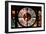 Giant Clock Window - View of the Las Vegas Strip-Philippe Hugonnard-Framed Photographic Print