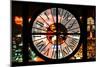 Giant Clock Window - View of the Las Vegas Strip-Philippe Hugonnard-Mounted Photographic Print