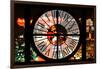 Giant Clock Window - View of the Las Vegas Strip-Philippe Hugonnard-Framed Photographic Print