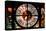 Giant Clock Window - View of the Las Vegas Strip-Philippe Hugonnard-Stretched Canvas