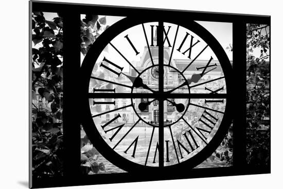 Giant Clock Window - View of the Musée d'Orsay in Paris-Philippe Hugonnard-Mounted Photographic Print