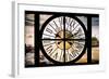 Giant Clock Window - View of the Notre Dame Cathedral in Paris-Philippe Hugonnard-Framed Photographic Print