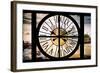 Giant Clock Window - View of the Notre Dame Cathedral in Paris-Philippe Hugonnard-Framed Photographic Print