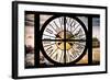 Giant Clock Window - View of the Notre Dame Cathedral in Paris-Philippe Hugonnard-Framed Photographic Print