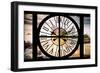 Giant Clock Window - View of the Notre Dame Cathedral in Paris-Philippe Hugonnard-Framed Photographic Print