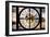 Giant Clock Window - View of the Notre Dame Cathedral in Paris-Philippe Hugonnard-Framed Photographic Print