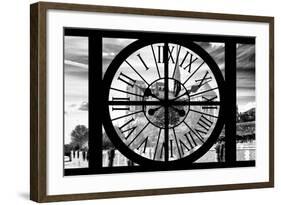 Giant Clock Window - View of the Notre Dame Cathedral - Paris III-Philippe Hugonnard-Framed Photographic Print