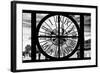 Giant Clock Window - View of the Notre Dame Cathedral - Paris III-Philippe Hugonnard-Framed Photographic Print